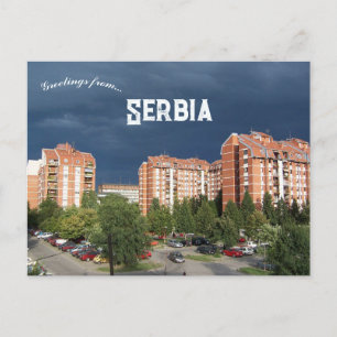 Novi Sad Serbien Postkarte