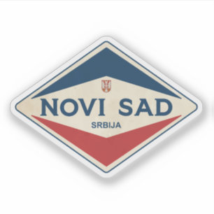 Novi Sad Serbien Vintag Aufkleber
