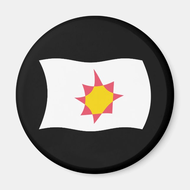 Novial Flag Magnet (Vorne)