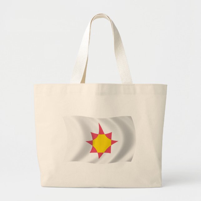 Novial Flag Tote Bag Jumbo Stoffbeutel (Vorne)