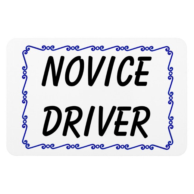 Novice Driver Magnet (Horizontal)