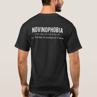 Novinophobia - der Weinstock-Morgan-Hügel T-Shirt