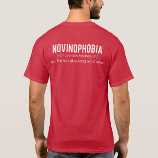 Novinophobia - der Weinstock-Morgan-Hügel T-Shirt