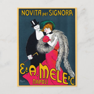 Novita per Signora, E. & A. Mele & Ci., 1903 Postkarte