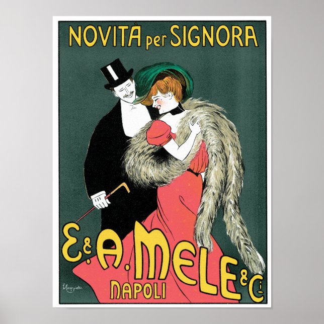 Novita Per Signora ~ E.A. Mele co. Poster (Vorne)