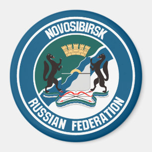Novosibirsk-RundEmblem Magnet