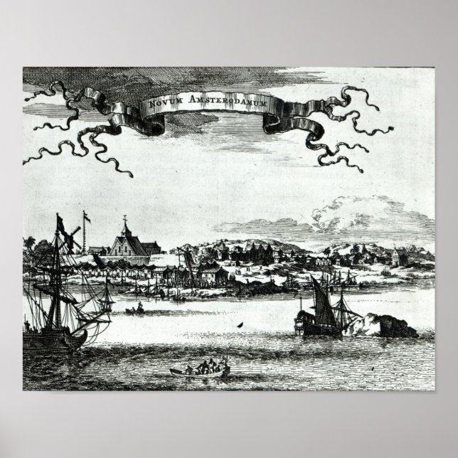 Novum Amsterdam, c.1667 Poster (Vorne)