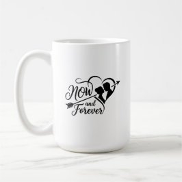 Now and Forever Wedding Timeless Anniversary & Eng Kaffeetasse
