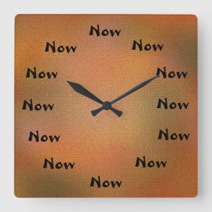 Now Inspiring Design Wall Clocks Quadratische Wanduhr
