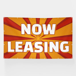 Now Leasing Apartments Large Outdoor Banner