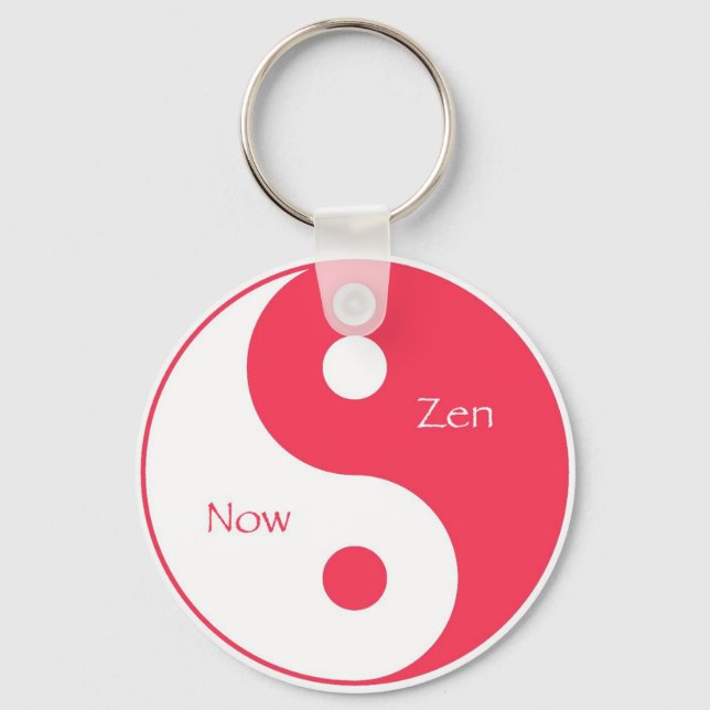 Now & Zen Magenta Schlüsselanhänger (Vorderseite)