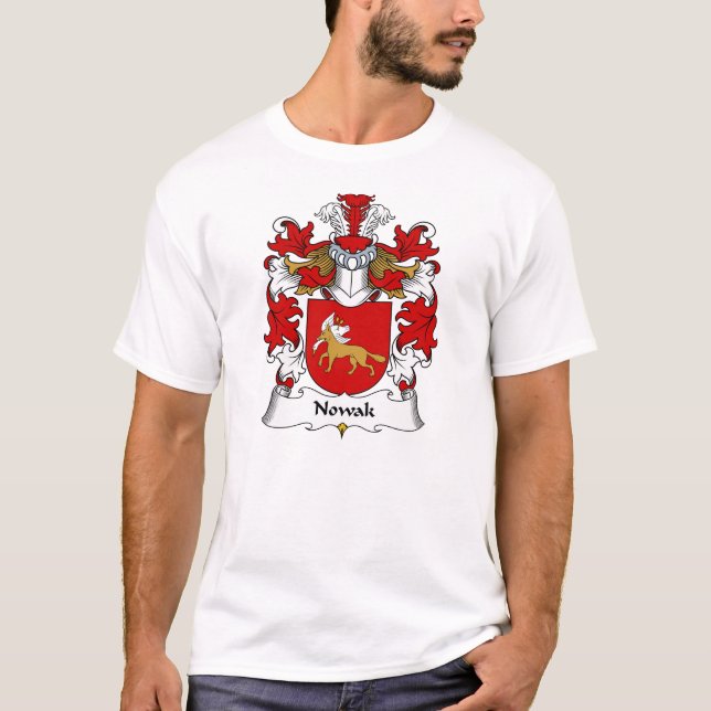 Nowak Familienwappen T-Shirt (Vorderseite)