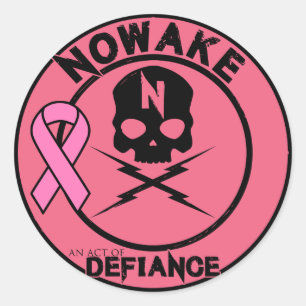 NOWAKE "eine Tat des Trotzes" BCA Aufkleber