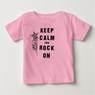 NOWAKE Keep Calm Baby Creeper T-shirt