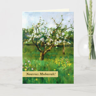 Nowruz Mubarak.Persian New Year Customizable Cards Karte