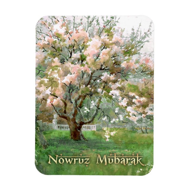 Nowruz Mubarak. Persian New Year Fine Art Art Magnet (Vertikal)