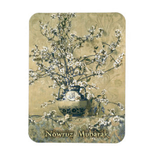 Nowruz Mubarak. Persian New Year Fine Art Art Magnet