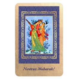 Nowruz Mubarak. Persische Gift-Magnete für Neujahr Magnet