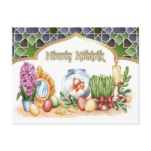 Nowruz Mubarak. Persische Neujahrs-Postkarten