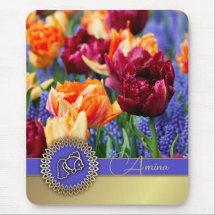 Nowruz Mubarak. Tulips für das persische Neujahr Mousepad