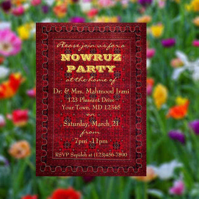 Nowruz Party Einladung (Von Creator hochgeladen)