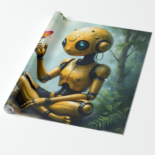 Nox findet Wunder,Ein neugieriger Roboter und sein Geschenkpapier (Ungerollt)