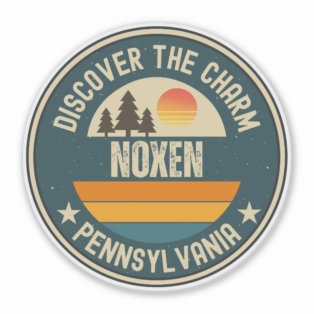Noxen, Pennsylvania Aufkleber (Vorderseite)