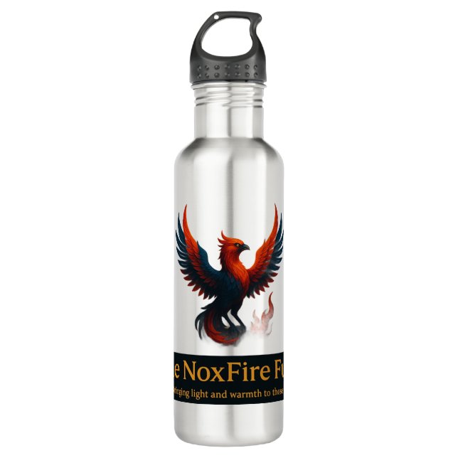 NoxFire Fund Water Bottle Edelstahlflasche (Vorderseite)