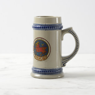 NP Aries 22oz Stein Bierglas