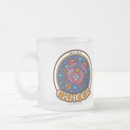 NP Cancer 10oz Mattiert Glass Tasse