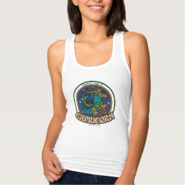 NP Capricorn Women's Slim Fit Racerback Tank Oben