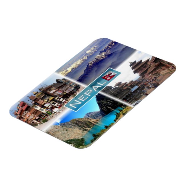 NP Nepal - Boudha Stupa - Magnet (Linke Seite)