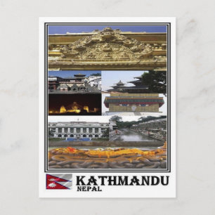 NP Nepal - Kathmandu - Postkarte