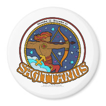 NP Sagittarius Groß, 3 Zoll Rundmagnet