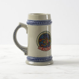 NP Scorpio 22 oz Stein Bierglas