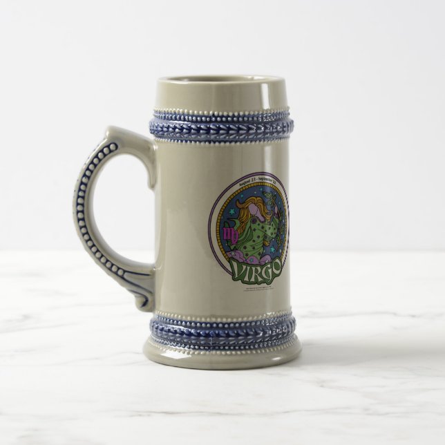 NP Virgo 22oz Stein Bierglas (Links)