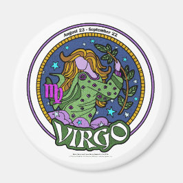 NP Virgo Large, 3-Zoll Round Magnet