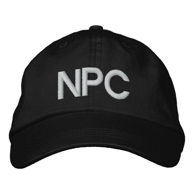 NPC BESTICKTE BASEBALLKAPPE (Vorderseite)