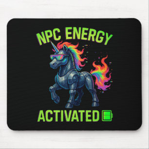 Npc-Energie-aktivierte lustige ästhetische Gamer-R Mousepad