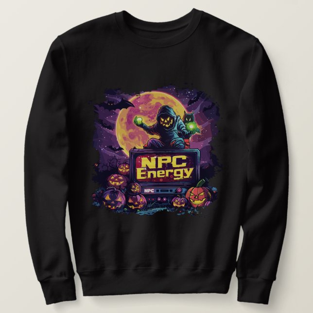 NPC-Energie | ExDesigner | Halloween Sweatshirt (Design vorne)