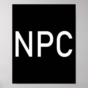 Npc Halloween Spaß Larp Rpg Rolle Poster
