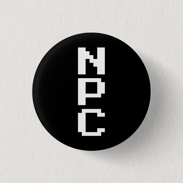 NPC - Nicht abspielbares Zeichen Button (Vorderseite)