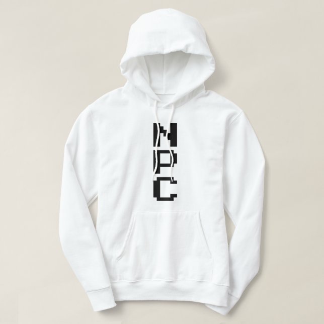 NPC - Nicht abspielbares Zeichen Hoodie (Design vorne)