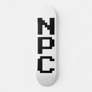 NPC - Nicht abspielbares Zeichen Skateboard