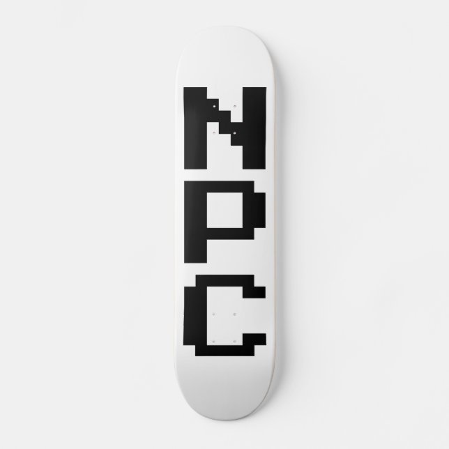 NPC - Nicht abspielbares Zeichen Skateboard (Vorderseite)