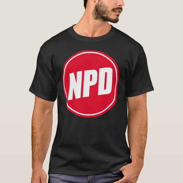 NPD:Nationale Demokratische Partei Deutschlands T-Shirt (Vorderseite)
