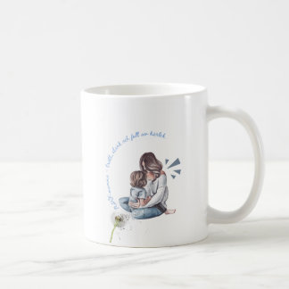 NPF-mugg – Trött, stark & full av kärlek Kaffeetasse