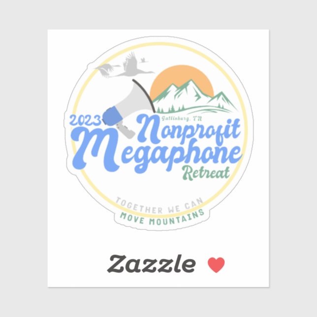 NPM 2023 Retreat Vinyl Sticker (Blatt)