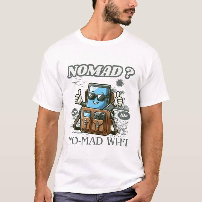 Npmad ? no-mad wifi T-Shirt (Vorderseite)
