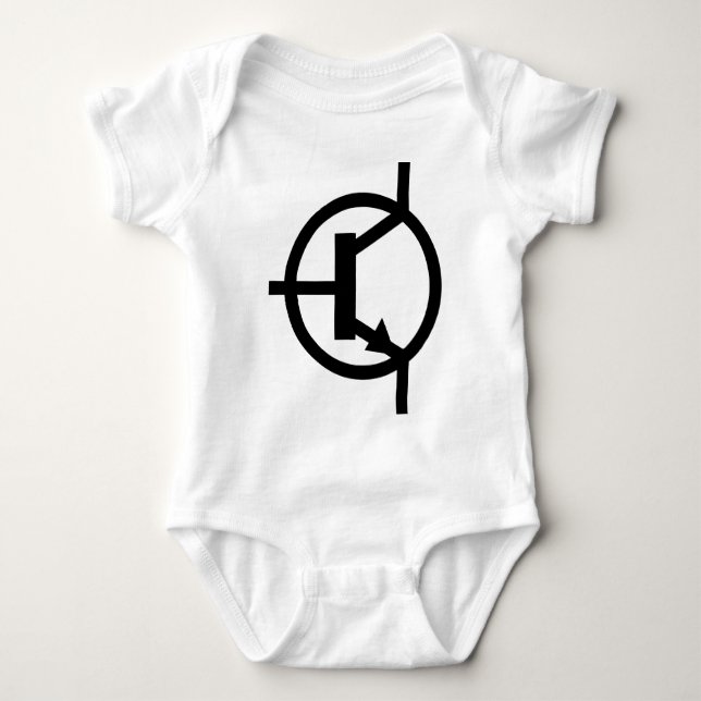 NPNTransistor Baby Strampler (Vorderseite)